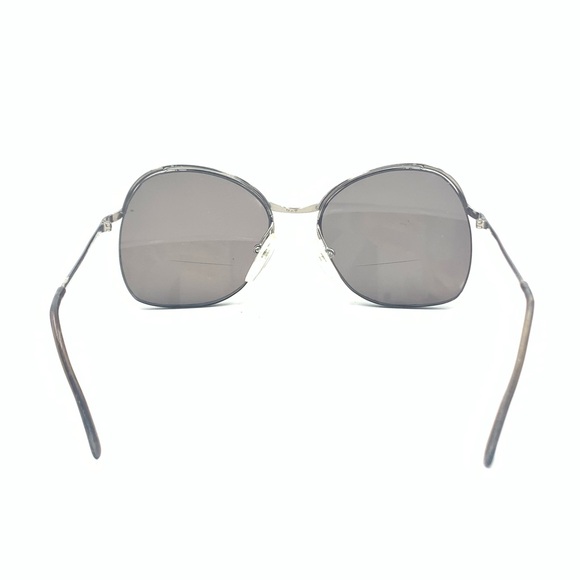 Vintage Logo Paris Gunmetal Oval Sunglasses Frames - Picture 4 of 4